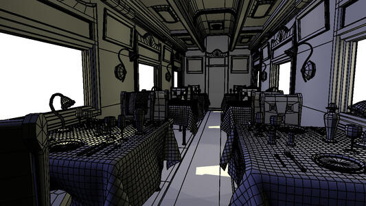 Train (Wireframe)